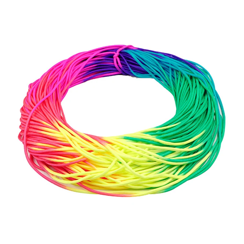 YOUGLE Colorful Rainbow Cord Parachute Cord Paracord Tie Dye Style Type III 7 Strand 550 Paracord 5m 10m 20m