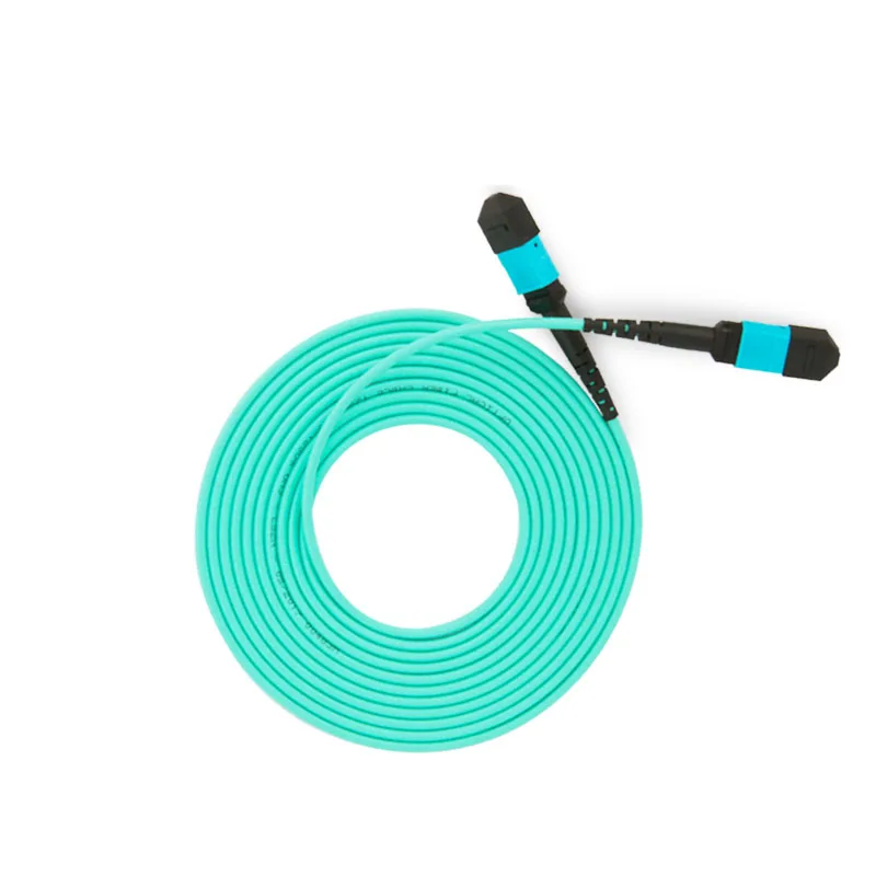 

MPO-MPO 8 Core Fiber Optic Patch Cord Cable 10GB 50/125 OM3 Multimode Fiber Optic Cable 3M