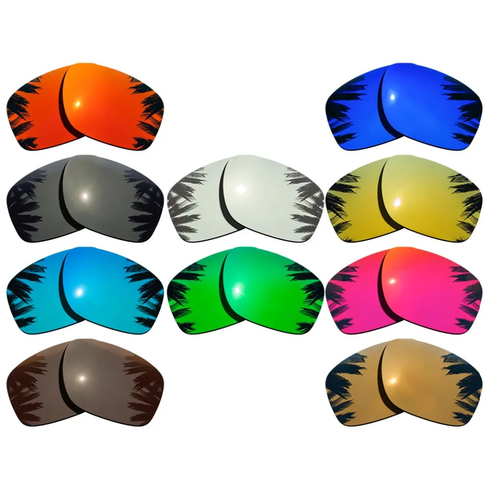 Polarized Mirrored Coating Replacement Lenses for-Oakley Sliver Frame Multi-Colors