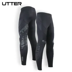 UTTER J13 uomo pantaloni a compressione neri calzamaglia da corsa sportiva Leggings da Jogging Fitness abbigliamento da palestra collant per abbigliamento sportivo Fitness