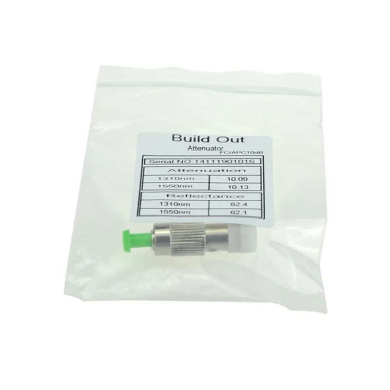 

FC APC 10bd Simplex mode fiber optic Attenuator FTTH FC 10dB metal male Fiber Attenuator