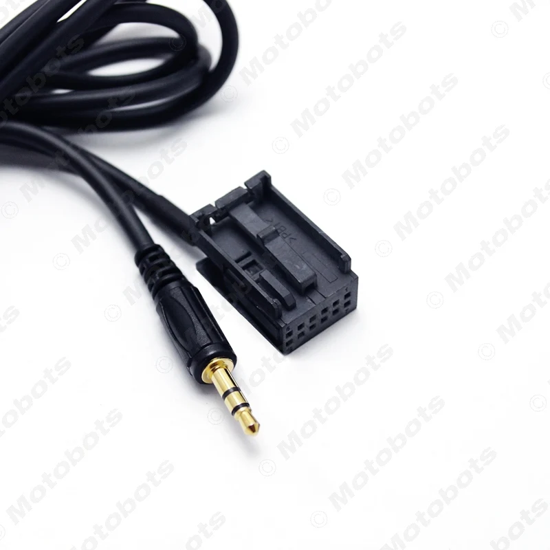 FEELDO 10Pcs Car Accessory CD 3.5mm Aux Cable Harness Adapter For Ford Focus Fiesta Mondeo PUMA MK2 MK3 S-MAX #AM2860