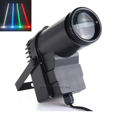 15W RGBWA Mini DMX512 Stage Light 12W RGBW Disco Beam Led Pinspot Light For DJ Party KTV Mirror Ball Pin Spot Lights Spotlights