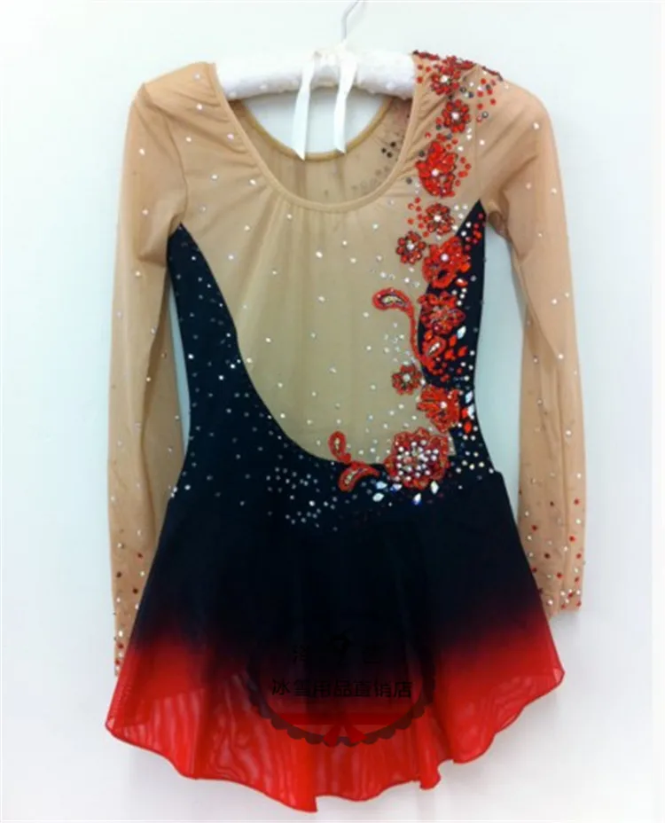 Girls Custom Figure Skating Dresses Graceful New Brand  Ice Skating Dresses For Competition DR4123