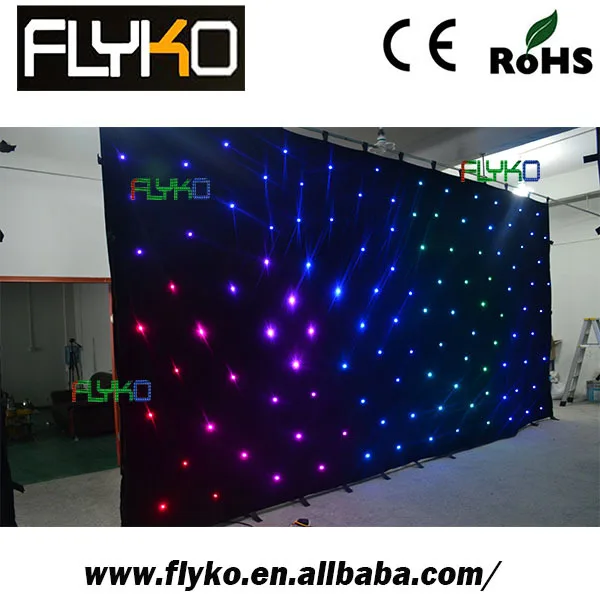 

Free shipping attractive christmas decorations led star cloth