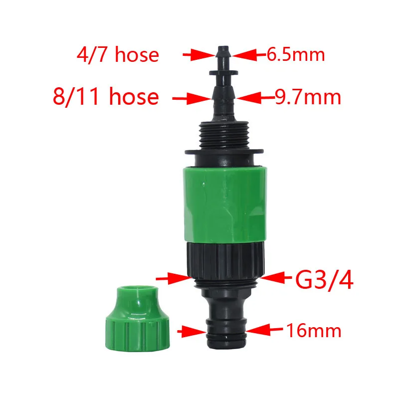 1/4 Inch Garden Hose Quick Connector 5/8