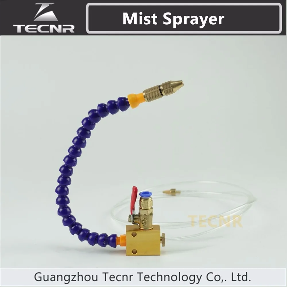 

Mist Sprayer coolant Lubrication Spray System pneumatic cutting water pipe nozzle for CNC engraving machine dust removal oil