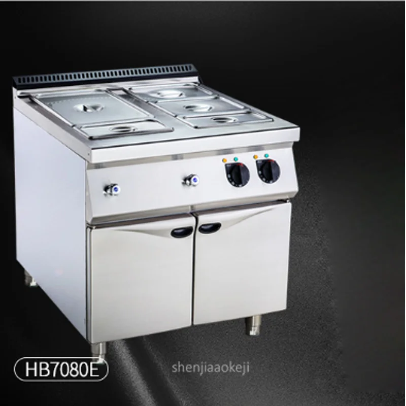 HB7080-E Multi-function electric heat preservat soup stove commercial double cylinder soup pot stainless steel heating furnace