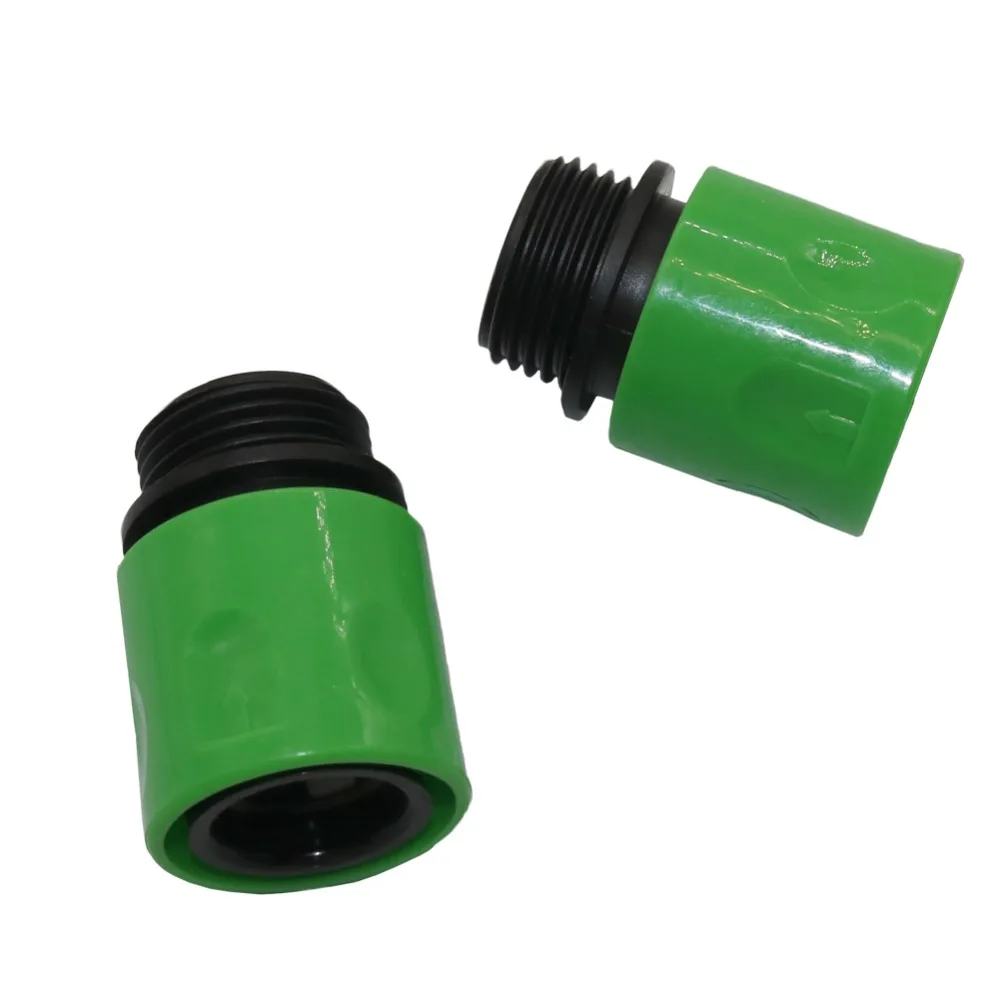 2 Pcs 3/4 Inch Male Thread Quick Connectors Garden Watering Irrigation Hose  Couping Connectors Home Garden Accessories