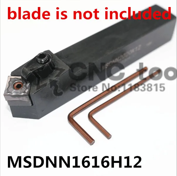 MSDNN1616H12 16*16*100mm Metal Lathe Cutting Tools,CNC Tool Cylindrical turning tool, External Turning Tool,Type MSDNN