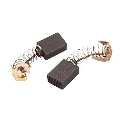 แปรงคาร์บอนมอเตอร์ไฟฟ้าเจาะชิ้นส่วนซ่อมสีเทาเข้ม 17x10x6mm 10 คู่