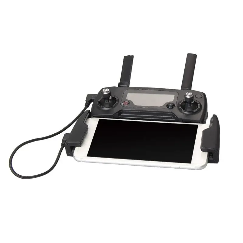 بيانات التحكم عن بعد متصلة كابل سلك معدني إلى جهاز لوحي محمول المصغّر USB موصل ل DJI Mavic Pro 2 Mavic Air RC الطائرة بدون طيار FPV