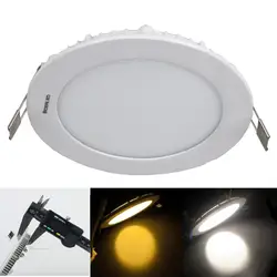 Lampe de Bus 12V, panneau d'alimentation solaire, downlight, gradation 3W 6W, bateau, lumière blanche chaude pour 6000K et 3000K