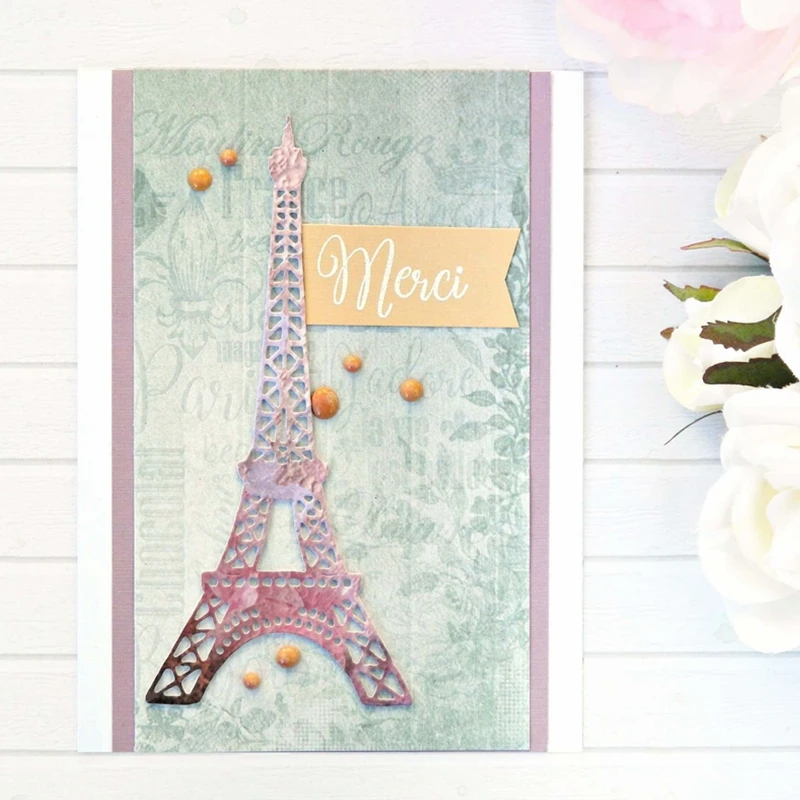 Paris Tower Metal Cutting Dies for Scrapbooking and Cards Making Paper Craft Dies New 2019