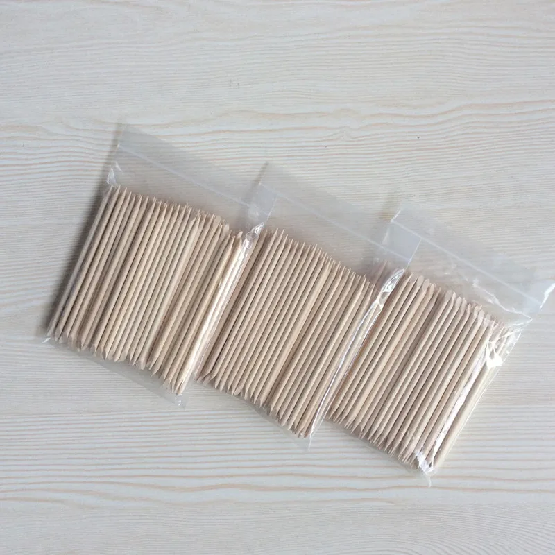 Nail Brush 20/50/100pcs/set Nail Art Orange Wood Stick for Nail Art Decorations Cuticle Pusher Remover Pedicure Manicure Tool