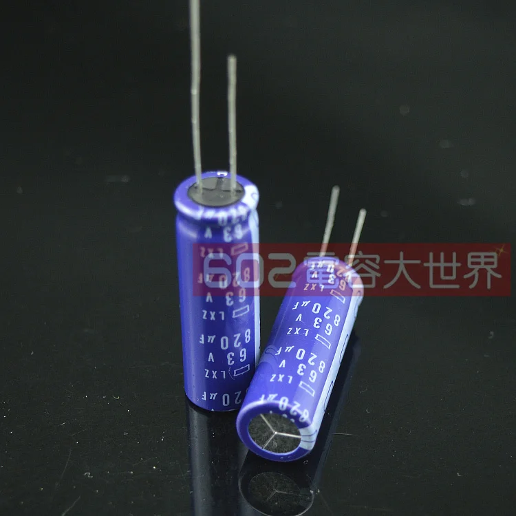 Imagem -02 - Venda Imperdível Capacitor Eletrolítico Nippon Japonês 20 Peças 50 Peças 63v820uf Lxz Alta Frequência 105 12.5*40 2023