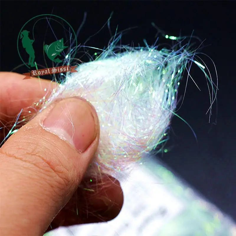 Royal Sissi 3bags Ice Dub multi-laminated synthetic pearlescent fiber holographic ice dubbing flash synthetic fly tying material