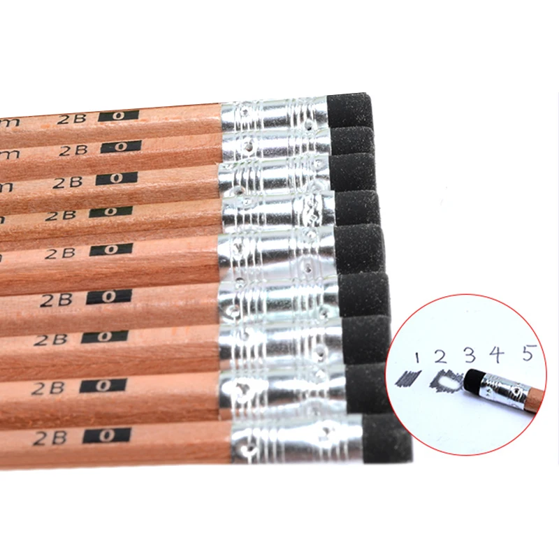 12pcs STAEDTLER 2B Pencil Drawing Pencils Writing Pencil Stationery School Office Supply Stander Pencils With Eraser 132 40N C12