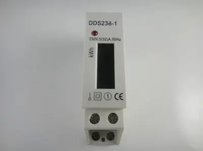 

230V 5(32)A DIN-rail Kilowatt Hour kwh Meter LCD display 50HZ