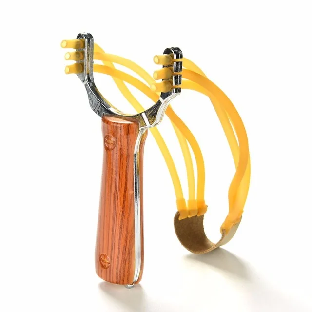 Professional Slingshot Sling shot Aluminium Alloy Slingshot Catapult Camouflage Bow Un-hurtable Outdoor Game Playing Tools image 3