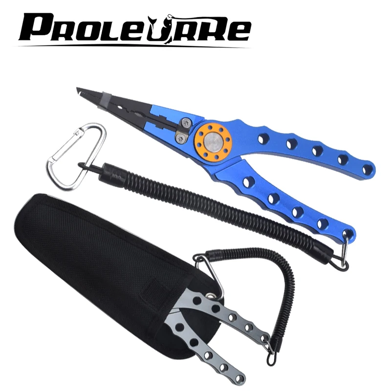 

Excellent Aluminum alloy body fishing pliers cutting pliers high strength pliers Multifunction Pliers Equipment Fishing tackle