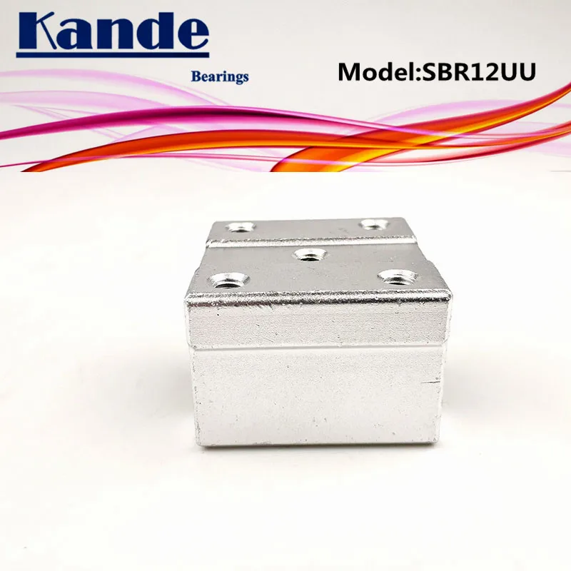 Kande Bearings 4pcs SBR12UU SBR12 UU SBR12 Open Bearing block CNC parts slide for 12mm linear guide SBR12  12mm SME12UU SME SBR