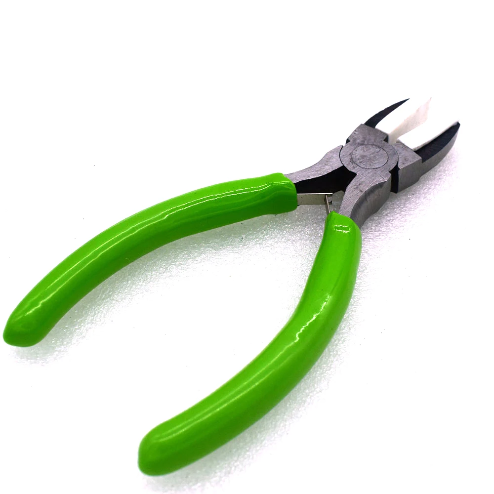 1PCS Plastic Jaw Pliers for Eyeglasses Jewelry Bead Making Tool 130MM Flat Nose Plier