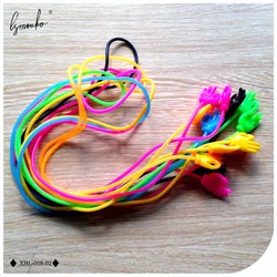New Design Elastic OK Handshape Anti Slip Silicone Sunglasses Adult Kid Children Cords Lanyard Glasses Chain String Rope