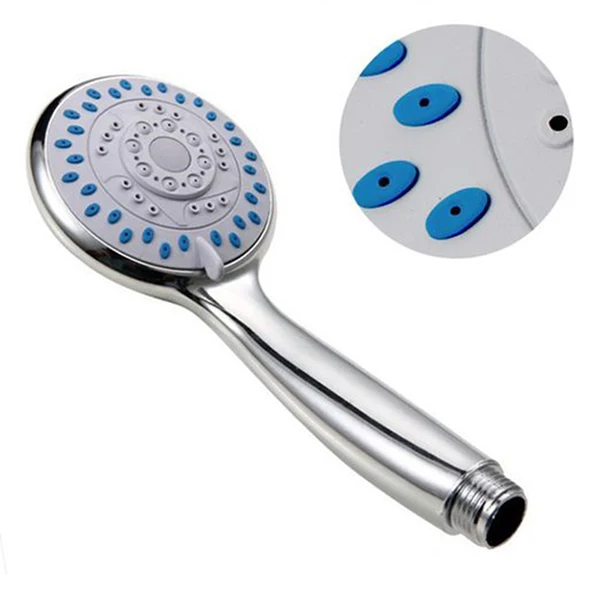 HOT Chrome Plating Anti-limescale Home Bathroom Universal 5 Mode Function Handheld Shower Head NDS66