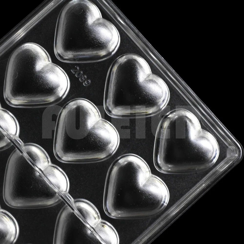 Valentine'S Day Heart Shape Polycarbonate Chocolate Mold Plastic Chocolate Candy Mold Cake Decoration Pastry Baking Tool image 4