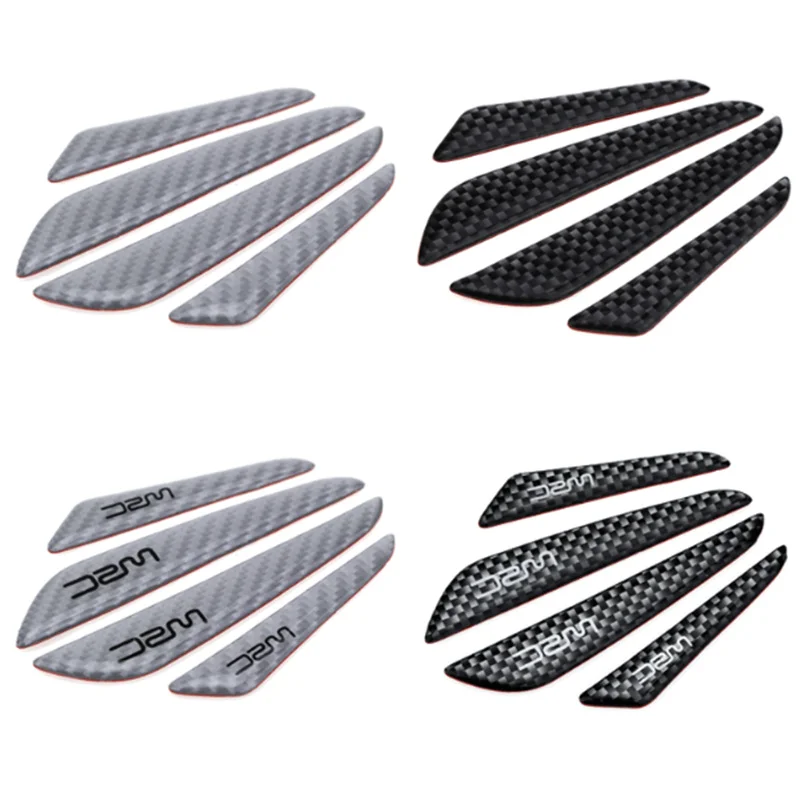 

Auto Car Rearview Mirror Side Door Bumper Sticker Car Carbon Fiber Protector Carbon Fiber PU Surface Anti-Rub Door Edge Strips
