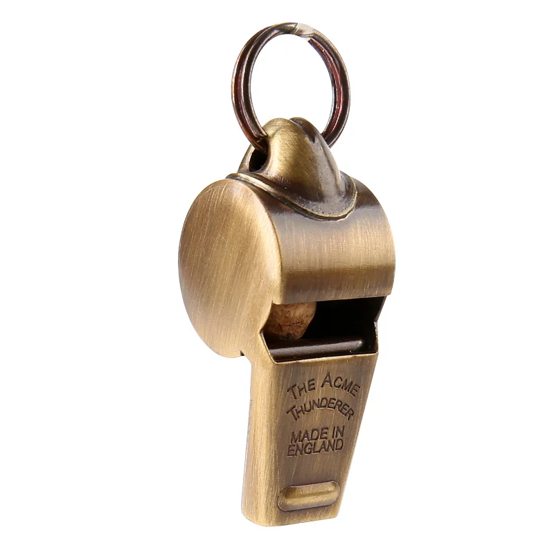 ACME60.5 Original Brass Retro Whistle Coach Referee Sports RugbyTraining Cheer Leading Equipamento De Sobrevivência Silbato
