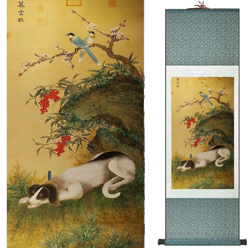 

traditional Chinese Art Painting Home Office Decoration Chinese painting deer painging 2019072319