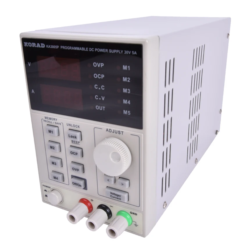 

KA3005P -Programmable Precision Adjustable 30V, 5A DC Linear Power Supply Digital Regulated Lab Grade