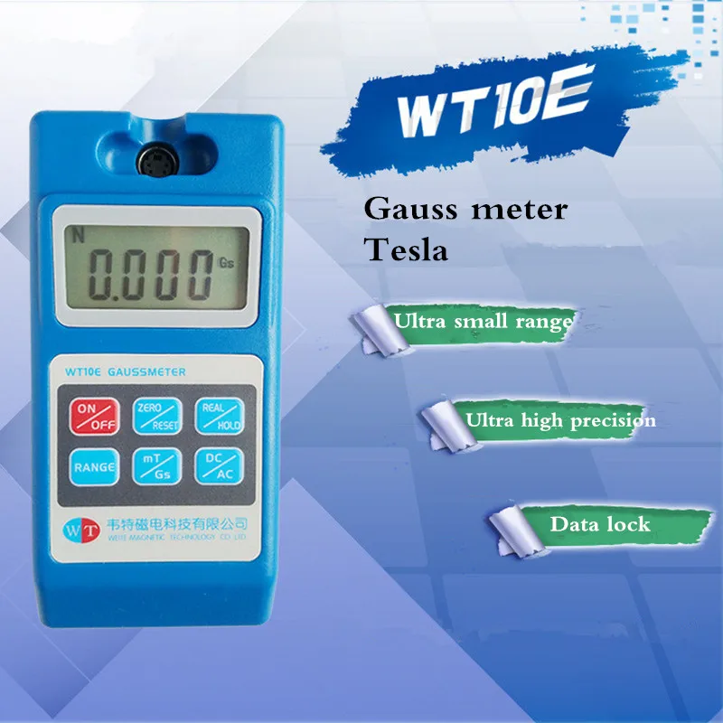 WT10E Intelligent weak magnetic gauss meter weak magnetic test - gauss meter weak magnetic remanence tesla meter ndfeb magnet