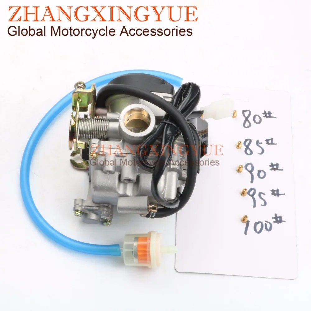 19mm PD19J carburetor for Znen Goldfish Grace Grand Retro Honey Pizza R8 Revival 50cc ZN50QT-11A/51/E/H/12/22/D 4T 139QMB