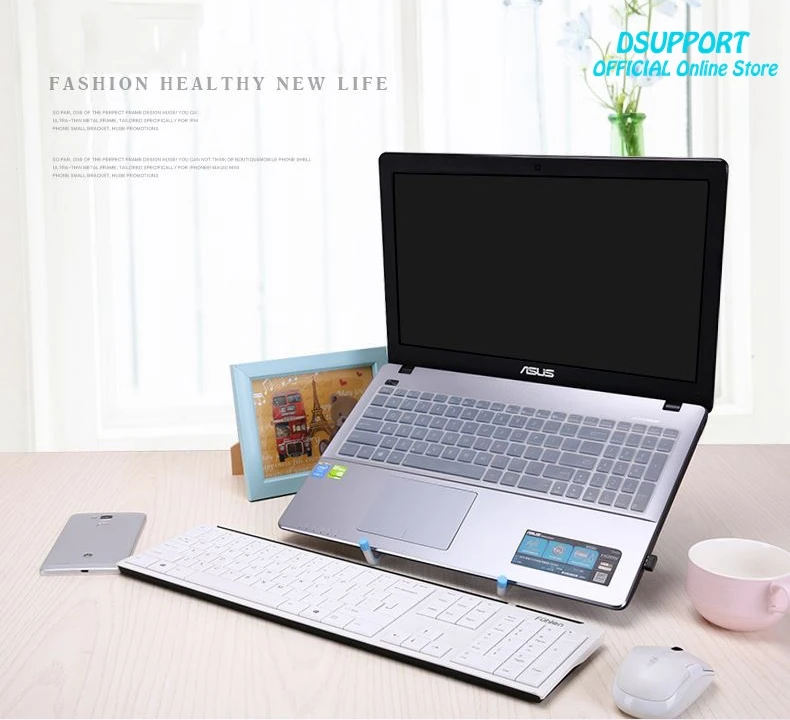 Portable Laptop Stand Viewing Angle/Height Adjustable Height Quality Aluminum Alloy Bracket Foldable stand for 10-17 inch laptop