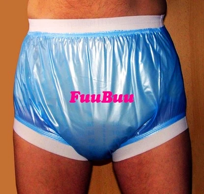 Free Shipping FUUBUU2207-4PCS Wide elastic pants adult diapers non disposable diaper couche adulte pvc short diapers for adults