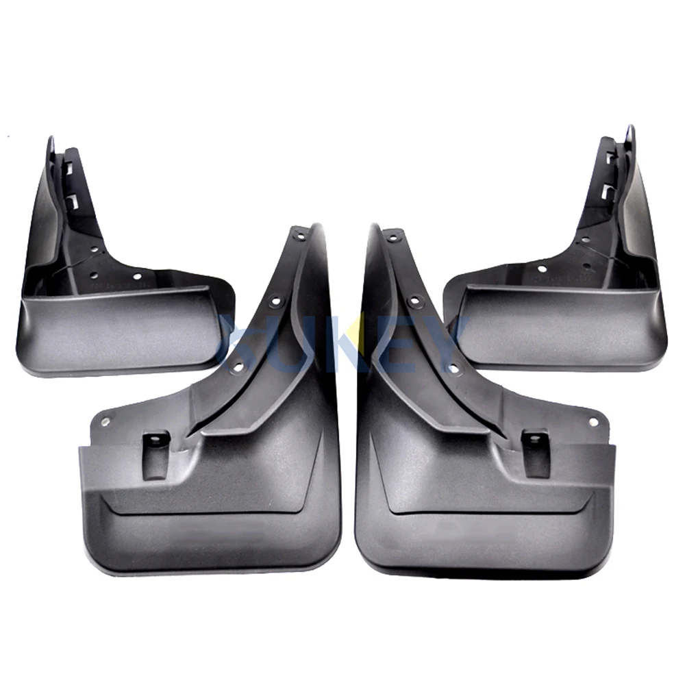 Set Mud Flaps For Mercedes Benz GLE Class W166 2016 2017 2018 2019 W/Running Board Mudflaps Splash Guards Front Rear Mudguards