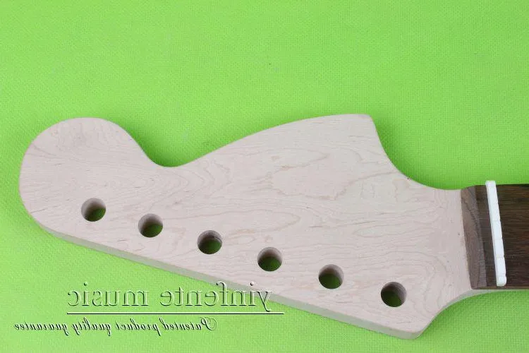 

8mm Tuner Hole 648 25.5'' 22 FRET right hand big head Unfinished electric guitar neck maple rosewood fingerboard