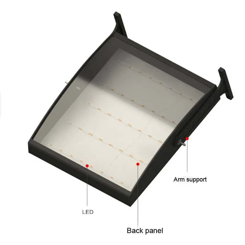 (3 Graphics/ Column) Hanging Style Double Sided Menu Light Boxes & Menu Signs for Restaurant Take Away