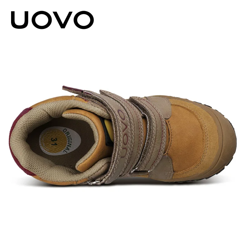 UOVO New Arrival Mid-Calf Boys Shoes Fashion Kids Sport Shoes Outdoor Children Casual Sneakers for Boys Size 26#-36#