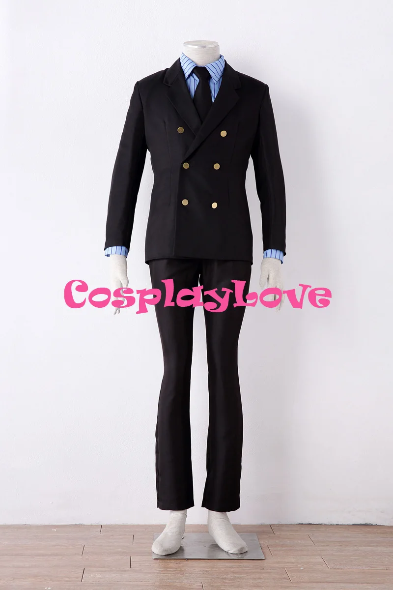 New Custom made Stock Japanese Anime One Piece Cosplay Costumes Sanji Cosplay Costume