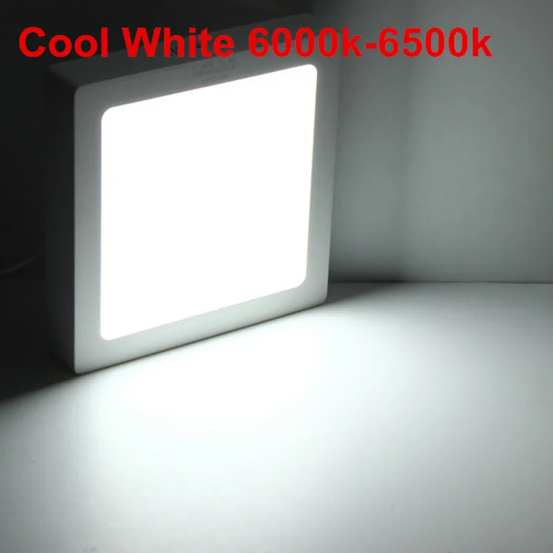 3W/6W/9W/12W/15W/25W LED downlight Square LED panel Ceiling Recessed Light bulb lamp AC/DC12V- 24V with drive