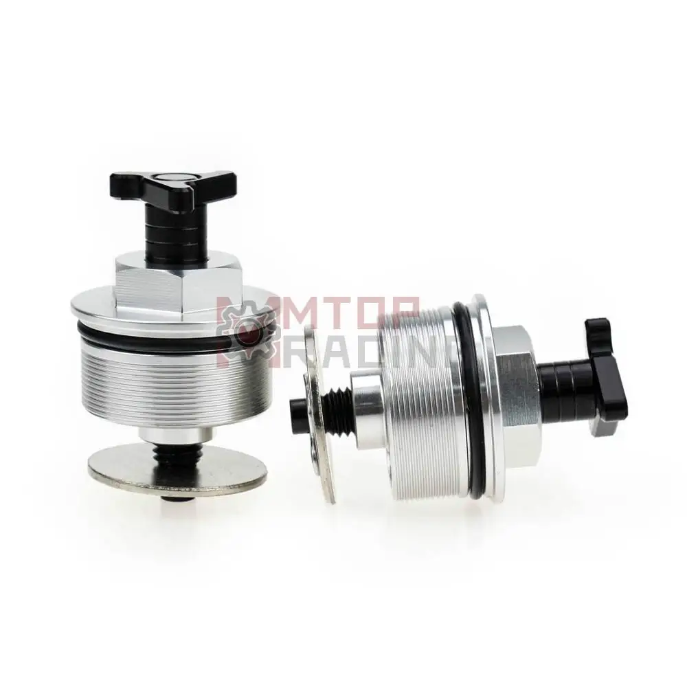 Preload Front Fork Caps For Honda NX650 Dominator 1988-1998 VRX400 1995-1997 NC33 41mm Adjustable Triangle Fork Suspension Bolts