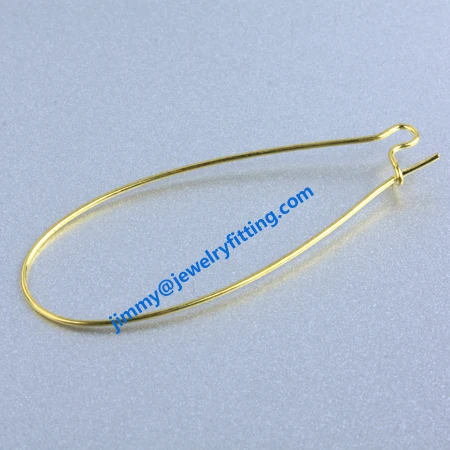 

Earring hook kidney earwire fashion earring findings whole sale price 14KT gold