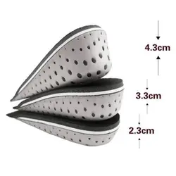 women men Unisex Insole Heel Lift Shoes Pad Cushion Elevator Taller Height Increase