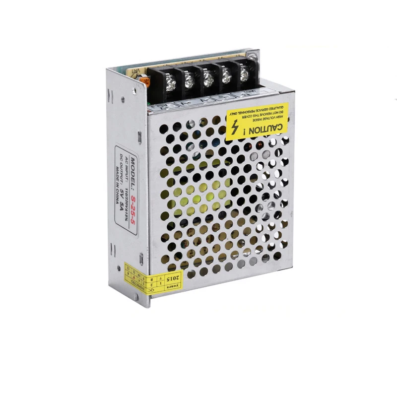 AC DC Schakelmodus LED Voeding 5V 5A 25W LED Driver DC5V Aluminium AC 110V 220V naar 5V Verlichting Transformator voor LED Verlichting