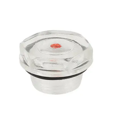 Repair Parts 20mm Dia Male Thread Air Compressor Oil Level Liquid Sight Glass