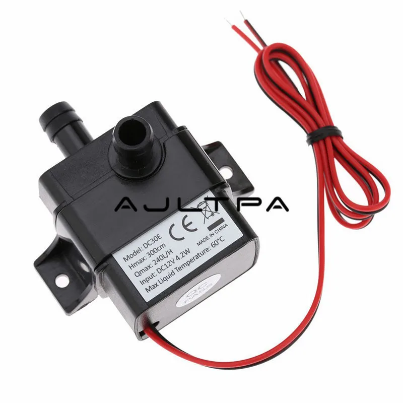 50Pcs Ultra-quiet DC 12V 4.2W 240L/H Flow Rate Brushless Pump Mini Submersible Water Pump H4498